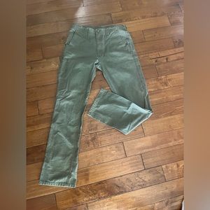 Green Carpenter Pants, Good condition.
